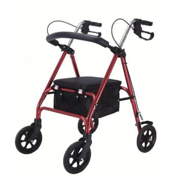 Four-wheel walking trolley