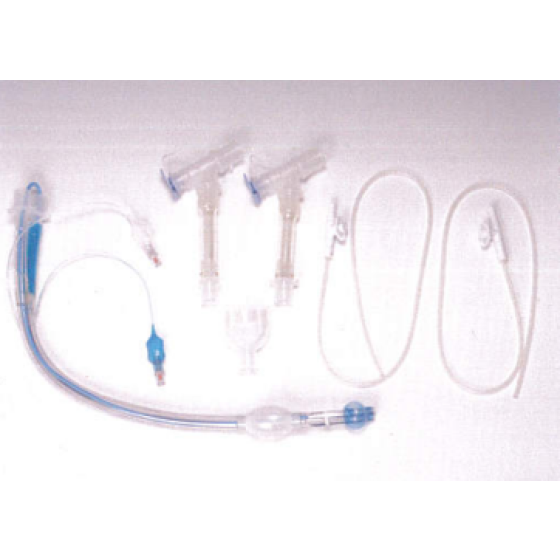 Disposable double-chamber bronchial intubation