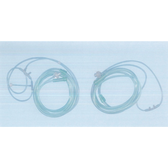 Disposable end-expiratory carbon dioxide collection nasal catheter (oxygen inhalation tube carbon dioxide collection kit)