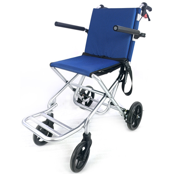 Four wheeled walking assistance cart