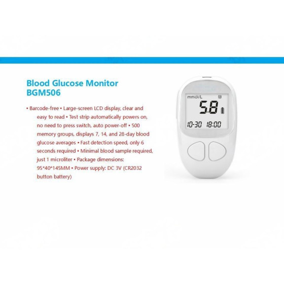 Blood Glucose Monltor BGM506
