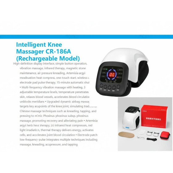 Intelligent  Knee Massager CR-186A( Rechargeable Model)