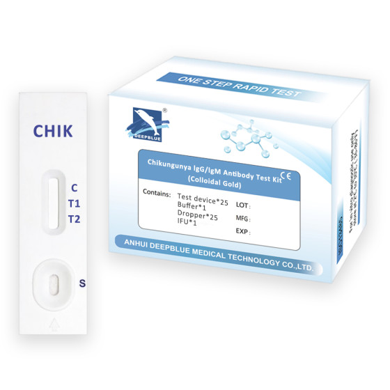 DEEPBLUE Chikungunya lgG/lgM Antibody Test Kit (Colloidal Gold)