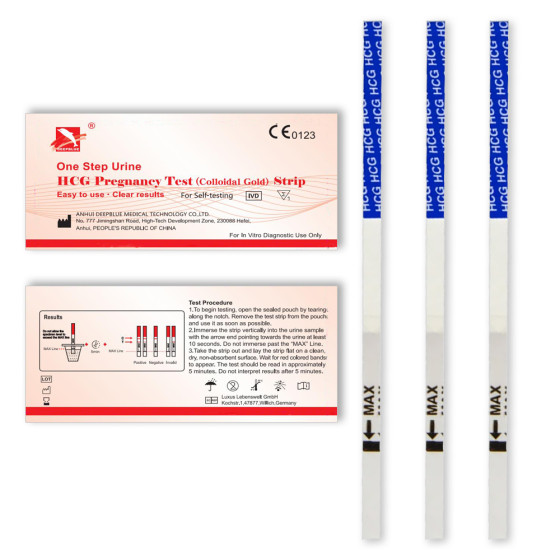 DEEPBLUE hCG Pregnancy Test Kit (Strip/Cassette/Midstream)